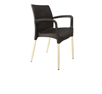 Обеденный стул SHT-ST68/S424-С (черно-коричневый/ваниль) в Оренбурге