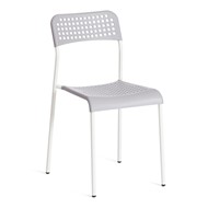 Обеденный стул ADDE (mod.C-049) металл/пластик, 39х49х78, Grey (серый) /White (белый) арт.19256 в Новосибирске