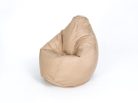 Кресло-мешок Хоум малое, песочное в Тюмени - изображение