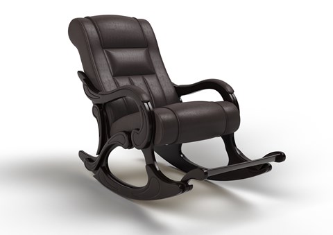 Кресло-качалка Родос, экокожа favorit 7 венге 16-К-В в Самаре - изображение