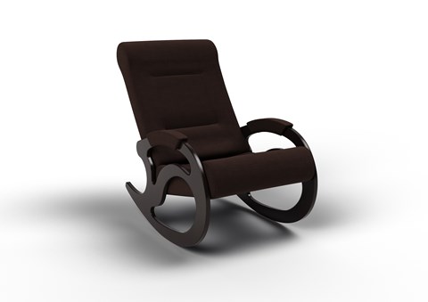 Кресло-качалка Вилла, ткань шоколад 11-Т-Ш в Вологде - изображение