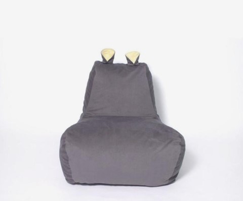 Кресло-мешок Бегемот темно-серый в Рязани - изображение