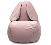 Кресло Зайка (длинные уши), розовый в Сочи