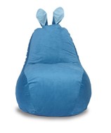 Кресло Зайка (короткие уши), синий в Сочи