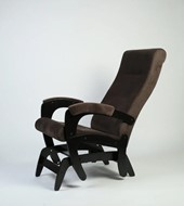 Кресло-качалка Версаль, ткань шоколад 36-Т-Ш в Тюмени