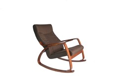 Кресло-качалка Женева, ткань шоколад в Томске