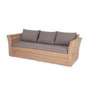 Прямой диван Капучино трехместный,  цвет соломенный (гиацинт) Арт.: YH-C3130W-3 TW в Туле