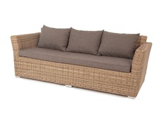 Прямой диван Капучино трехместный,  цвет соломенный Арт.: YH-C3130W-3 в Тюмени