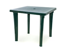 Стол пластиковый квадратный, темно-зеленый арт.СП-МТ008 в Саратове