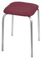 Табурет Классика-3 (квадратное сиденье), темно-красный арт.ТК03/ТК в Саратове