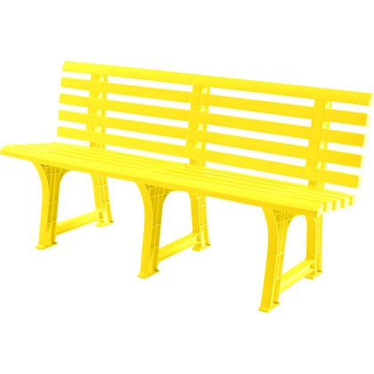 Скамья пластиковая, желтый в Самаре - изображение