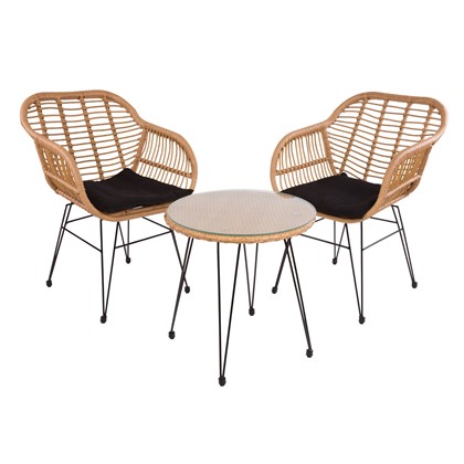Комплект кофейный 210334 (стол и 2 кресла) в Рязани - изображение