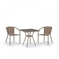 Садовый набор мебели T282BNT/Y137C-W56 Light brown 2Pcs в Тюмени