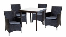 Комплект обеденный MUNICH (стол и 4 кресла) ОК-002 (A), ОК-002 (B) в Саратове