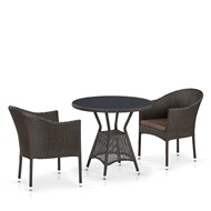 Комплект мебели T707ANS/Y350-W53 2Pcs Brown в Туле