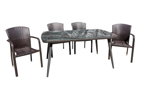Набор мебели Амиго 2, коричневый, Т-521/Y-352 в Екатеринбурге - изображение