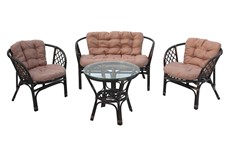 Набор мебели Багамы с подушкой (диван+2кресла+стол) CV-B01C в Якутске