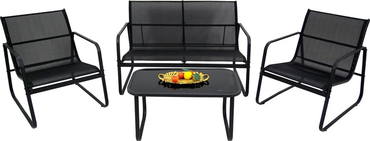 Набор мебели Санторини, черный, черный, R40166 в Тюмени - изображение 1