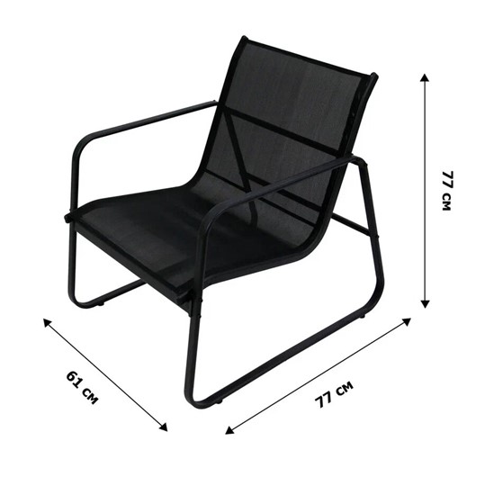 Набор мебели Санторини, черный, черный, R40166 в Тюмени - изображение 13