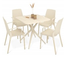 Комплект мебели обеденный стол + 4 кресла 218275 в Оренбурге