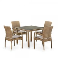 Комплект мебели T257B/Y379B-W65 Light Brown (4+1) в Туле