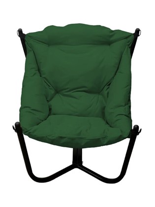 Кресло Чил, черный/зеленая подушка в Екатеринбурге - изображение