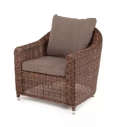 Кресло Кон Панна, коричневый Арт.: YH-C1808W brown в Рязани - изображение