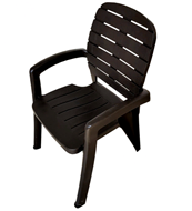 Кресло пластиковое Прованс, шоколад арт.3728-МТ003 в Туле