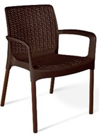 Садовое кресло 957515 коричневый-коричневый Коллекция PATIO PLASTIC в Ростове-на-Дону
