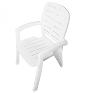 Кресло пластиковое Прованс, белый арт.3728-МТ001 в Твери
