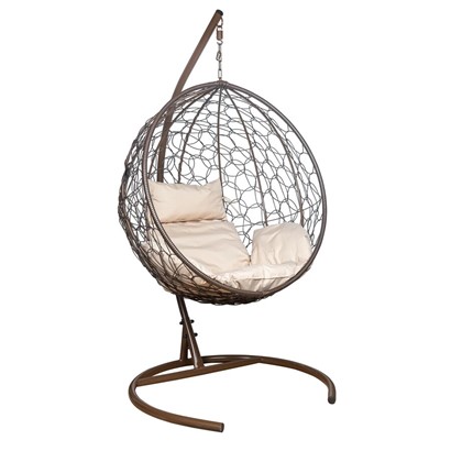 Кресло подвесное Leset Луна, подушка светло-бежевая в Рязани - изображение