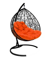 Кресло подвесное Lagos TWIN (black/orange) в Рязани