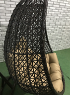 Подвесное кресло Йо-Йо (плетение звездочка) со стойкой в Новосибирске - предосмотр 3
