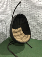 Подвесное кресло Йо-Йо (плетение сплошное) со стойкой в Новосибирске
