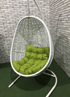Подвесное кресло Йо-Йо (плетение жалюзи) со стойкой в Рязани