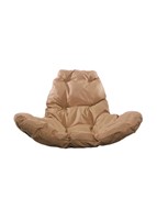 Подвесное кресло КРУГ с ротангом (Серый/бежевая подушка) в Самаре - предосмотр 2