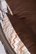 Кресло-кокон подвесное Liverpool Comfort (коричневый/коричневый/бежевый) в Саратове - предосмотр 3