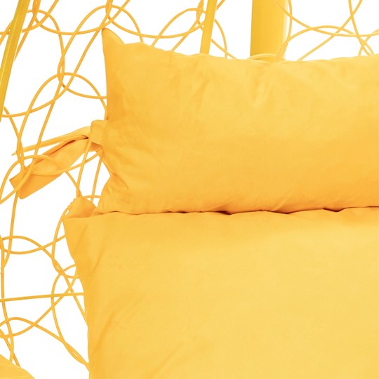 Кресло-гамак подвесное Liverpool Comfort (желтый/желтый) в Сочи - изображение 4