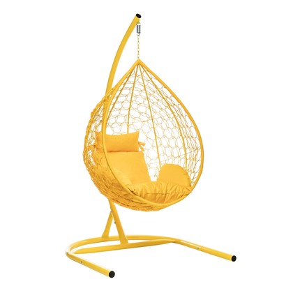 Кресло-гамак подвесное Liverpool Comfort (желтый/желтый) в Самаре - изображение