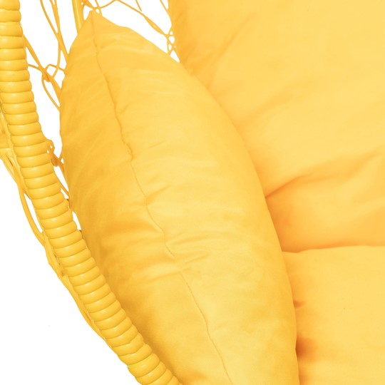 Кресло-гамак подвесное Liverpool Comfort (желтый/желтый) в Рязани - изображение 5