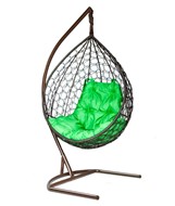 Кресло подвесное Liverpool (шоколад/зеленый) в Туле