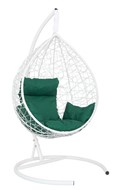 Кресло подвесное СКАЙ SK-1001 белый/зеленый в Рязани