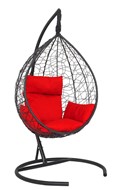 Подвесное кресло СКАЙ SK-1001 черный/красный в Сочи