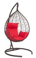 Кресло-гамак СКАЙ SK-1001 коричневый/красный в Оренбурге