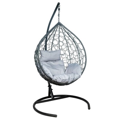 Кресло подвесное Leset Эва, подушка светло-серая в Сочи - изображение