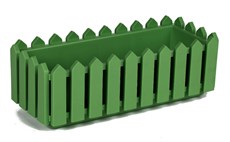 Кашпо Лардо прямоугольное темно-зеленое арт.КЛП-МТ008 в Рязани