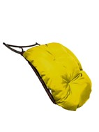 Подставка для ног на кресло-кокон (коричневый/подушка жёлтая) во Владимире - предосмотр
